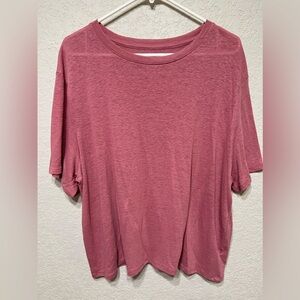 A NEW DAY Mauve pink short sleeve boxy tee shirt